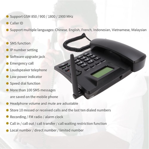 Telefono fisso cordless gsm - telefono,