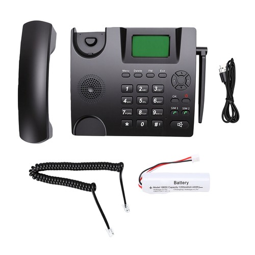 Telefono fisso cordless doppia - fisso,